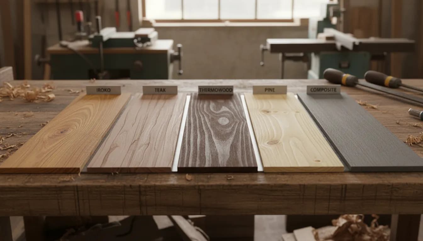 Deck Tahtası Türleri: İroko, Teak, Thermowood ve Kompozit Karşılaştırması